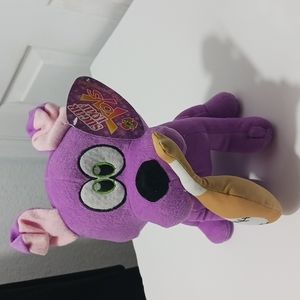 Kellytoy Sugar Loaf 10" Plush Purple Dog with Bat - SFL